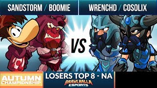 Sandstorm & Boomie vs Wrenchd & Cosolix - Losers Top 8 - Autumn Championship NA 2v2