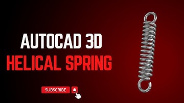 Helical Spring in AutoCAD 3D
