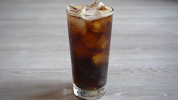 Refreshing Ice Cube Coca-Cola Glass