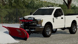 Farming Simulator 22 Plowing Old Gas Station (Snow Plowing Series) @BenKempa