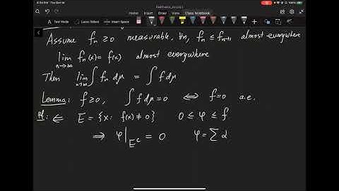 Measure and Integration - Lecture 11 part 3