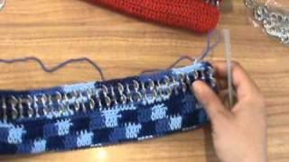 3 DE 8 COMO TEJER PASO A PASO BOLSA CON ARILLAS DE LATA Y GANCHILLO CROCHET