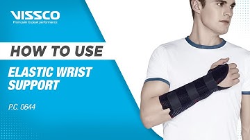 How to Wear and When to Use a Elastic Wrist Support | Vissco Elastic Wrist Support (21cms)