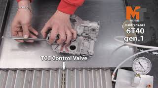 6T40 Valve Body Repair - TCC Control Valve