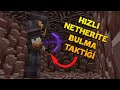 Minecraft'ta Hızlı Netherite Bulma Taktiği!