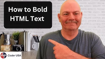 How to Bold HTML Text Using The Bold and Strong HTML Tags | Learn HTML Part 6
