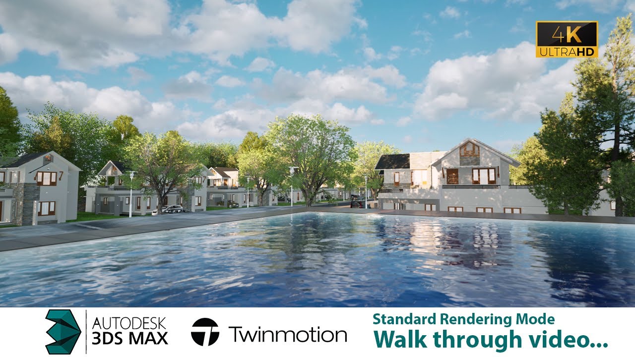 Villa Project / 3ds Max / Twinmotion Standard Rendering - YouTube