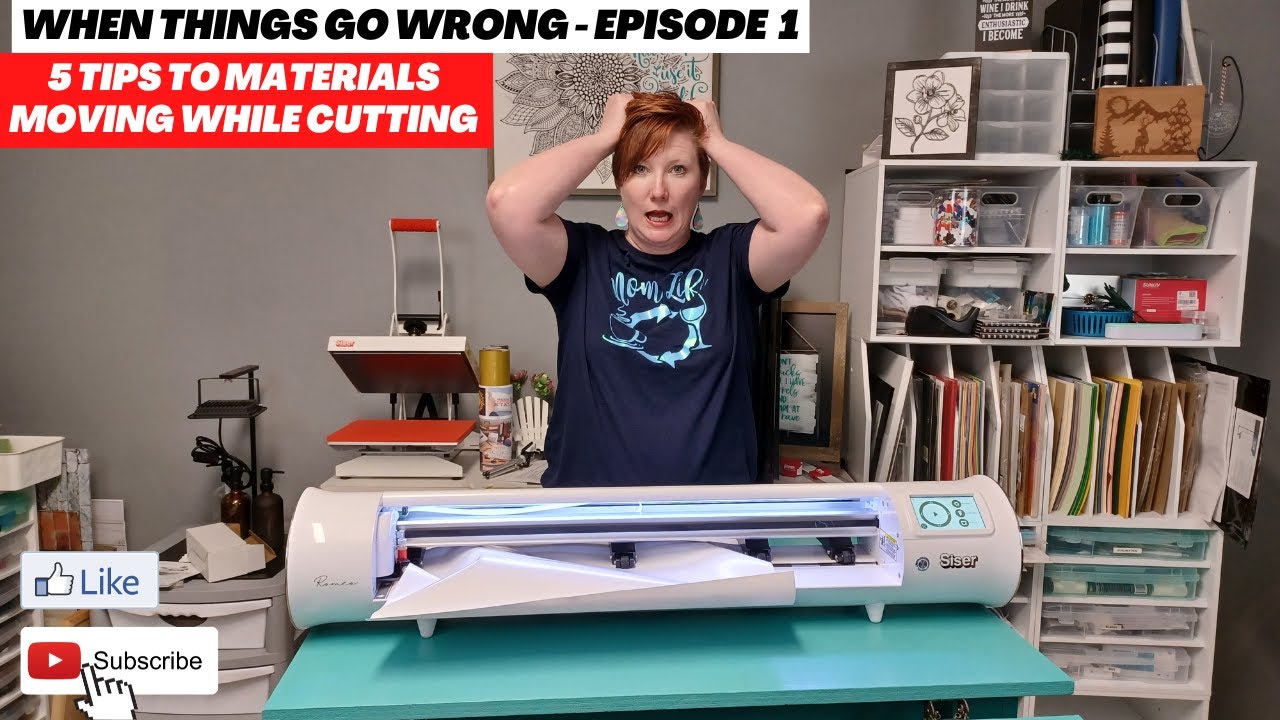 When Things Go Wrong - Troubleshooting Feed Issues with Siser Juliet & Romeo Cutting Machines