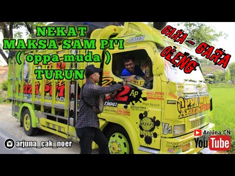 GARA GARA OLENG  SAMPI I oppa  muda  DI PAKSA TURUN DARI 