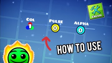 GD Basic Tutorial #7 - Color, Pulse, and Alpha trigger tutorial l Geometry Dash 2.1
