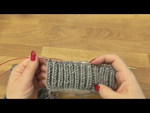 Pletený vzor Brioche 1. díl, Knitting brioche stitch