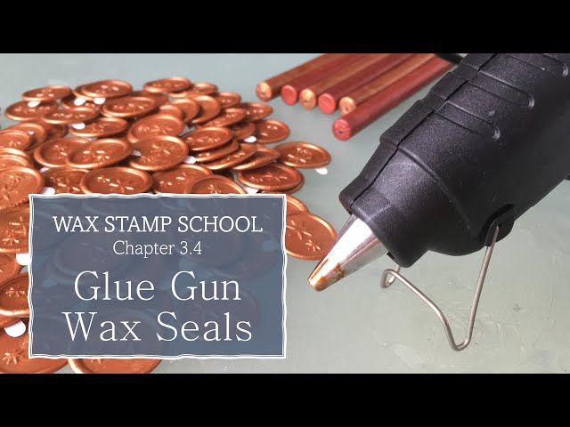 How to make wax seals using a glue gun (wax rods), Beginner