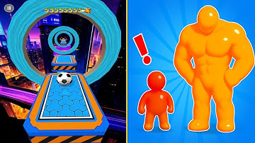 Going Balls VS Tall Man Run - All Levels Gameplay Android iOS Ep 2