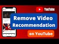 Remove YouTube Recommendations On Your Phone !! (2022)