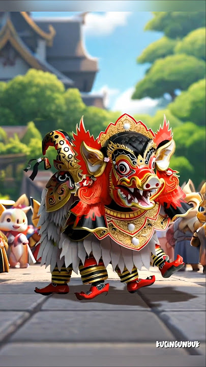 Kucing jadi ogoh-ogoh 🙀‼️#barong #ogohogoh #kartunkucing