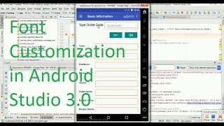 How to use customize font in android studio 3. 0