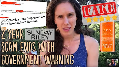 Sunday Riley Faked Reviews For 2 Years... What Doe...