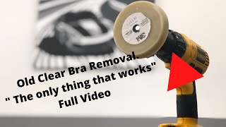 Old Clear Bra Removal (The only thing that works)!!