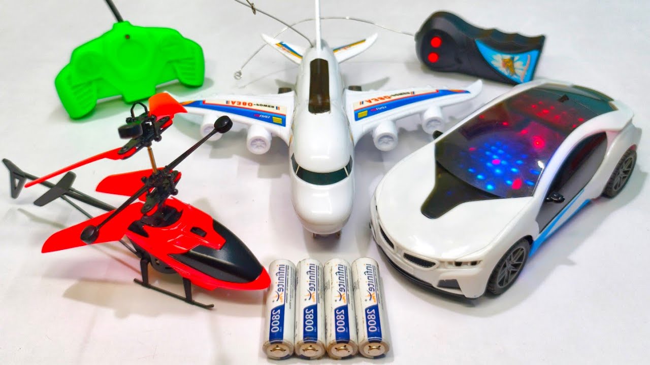 Radio Control Airplane A380 and Remote Control Racing Rc Car Unboxing ...