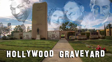 What celebrities are buried at Forest Lawn Memorial Park Hollywood Hills?