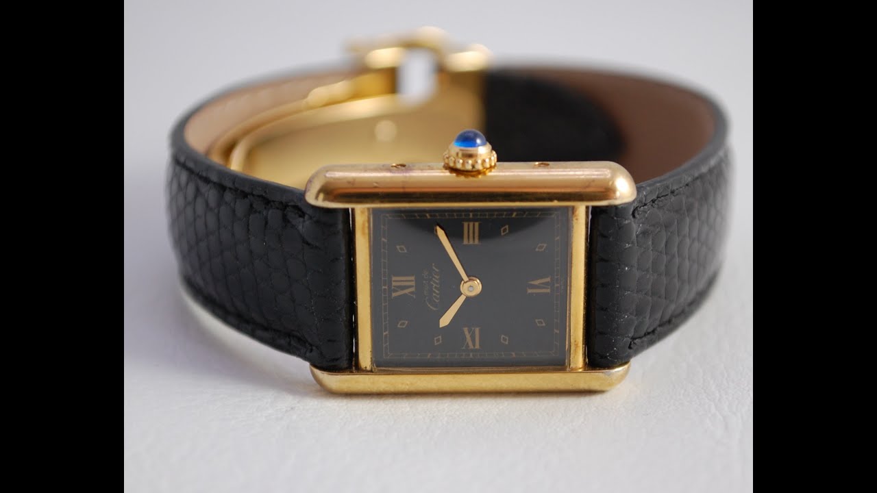 vintage must de cartier ladies watch