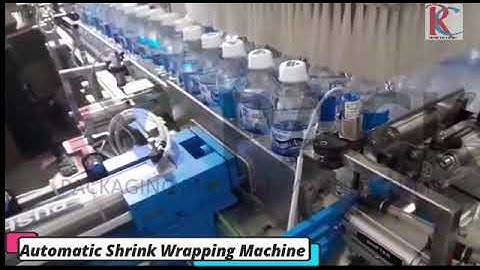 Automatic Shrink Wrapping Machine | Water Bottle Packaging Machine | Shrink Wrapping Machine