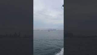 New York City: A Baseball Stadium Is Up Against the Statue of Liberty Harbor, in Staten Island
