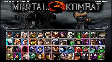 Mortal kombat project 4.1-Noob saibot(MK2) Vs.smoke(MK2)