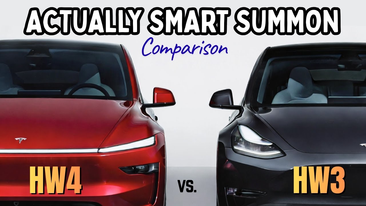 The Truth About Tesla Actually Smart Summon: HW3 vs HW4 Head-to-Head Comparison