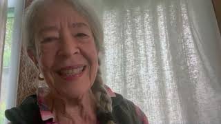 Deborah Hay on zoom from Vermont