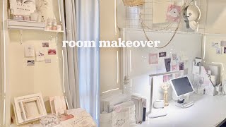 korean style loft room makeover + transformation- loft bed, kpop and stationery ~