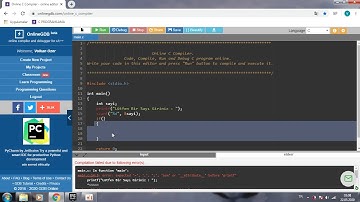 C Programlama Diline Giriş #int#for#while#if#printf#scanf