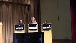 Gompers 6th Grade Jeopardy Final(1/5)