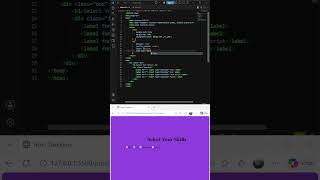 HTML Checkbox with CSS Styling ☑️ | Modern Checkbox Design | HTML CSS #shorts#shortvideo  #coding