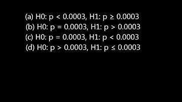 Statistical Question Solution