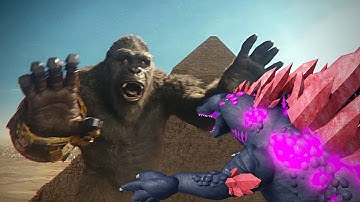 GODZILLA x KONG in Egypt *Fighting Scene* | Kaiju Universe Fake Remake - REFERENCES