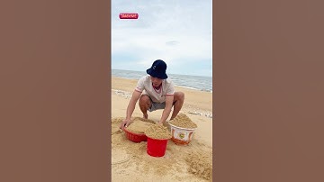 Khi Bố Đổ Khuôn Cát Con Trai Quay Phim Nó Ảo Lắm Bà Con Ạ #trendingshorts #shorts