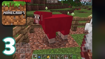 Minecraft: PE - Gameplay Walkthrough Part 3 - Survival (iOS, Android)