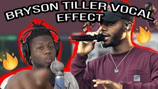 How To Sound Like Bryson Tiller Vocal Effect Fl Studio