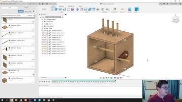 Bottom-Up Design of Automata (pt 3) Follower Rods - Day 59 of 100 Autodesk Fusion 360 Journey