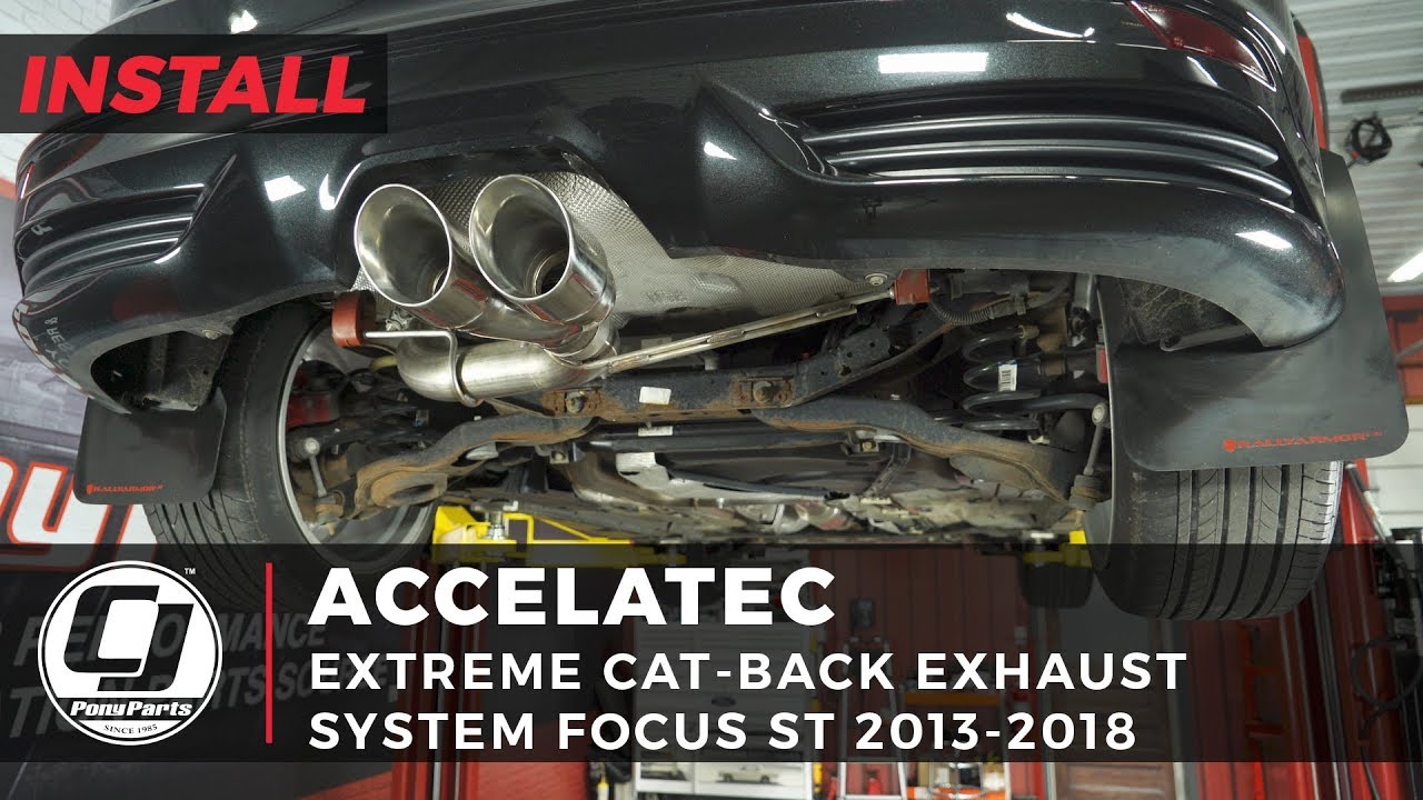 2013-2018 Ford Focus ST Install: ACCELATEC 3" Stainless Steel Extreme