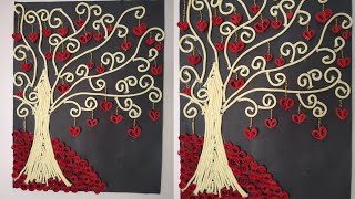Waste Materials Craft Wall Decoarting Craft Komals Creative Studio..