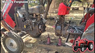 masy Fargution 241 di tractor ingine blocked rusting problems not work tractor mechanics service