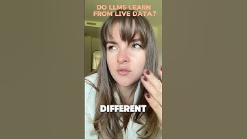 Why LLMs Are Not Trained on Live Data? #ai #chatgpt #gpt4 #llm #finetuning