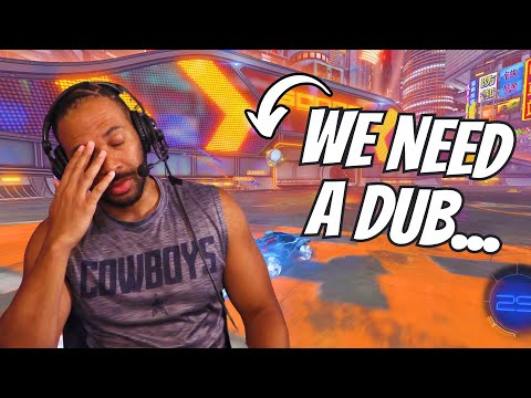 TRYING TO WIN OUR FIRST ROCKET LEAGUE GAME
