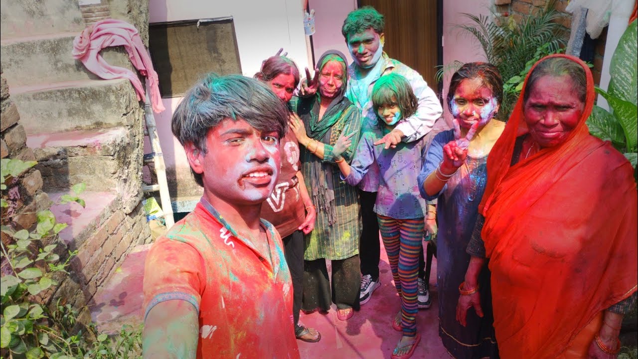 Holi vlog with family 2026 😍