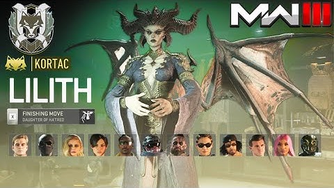 MW2 - Lilith Operator ➡️ (Voice Lines, Finishers, Tracers)