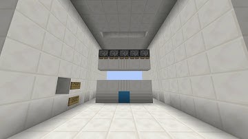 Seamless 7x7 piston door in Minecraft (No slime/sand)