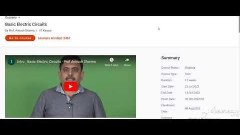 🔥💥WEEK 8💥🔥BASIC ELECTRIC CIRCUITS ASSIGNMENT SOLUTION💥💥