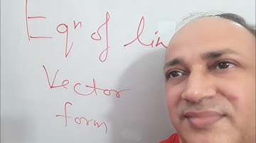 equation of line in vector and cartesian form for three dimensional 3d maths 12 iit  faculty  kota